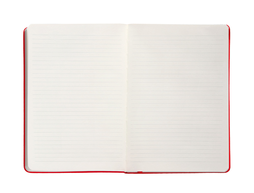 CADERNO COM ELASTICO ANTARTIK NOTES CAPA DURA A4 PAUTADO VERMELHO 100 FOLHAS 80 GR FSC