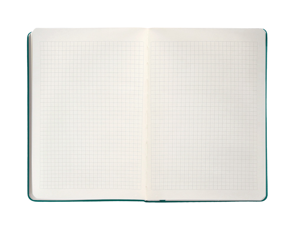 CADERNO COM ELASTICO ANTARTIK NOTES CAPA DURA A4 QUADRICULADO VERDE AGUA-MARINHA 100 FOLHAS 80 GR FSC