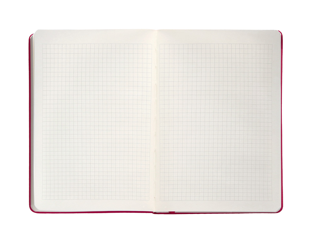 CADERNO COM ELASTICO ANTARTIK NOTES CAPA DURA A4 QUADRICULADO FUCSIA 100 FOLHAS 80 GR FSC
