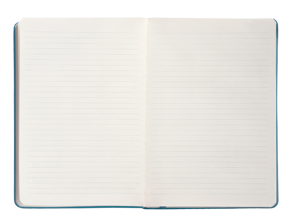 CADERNO COM ELASTICO ANTARTIK NOTES CAPA DURA A5 PAUTADO AZUL CLARO 100 FOLHAS 80 GR FSC