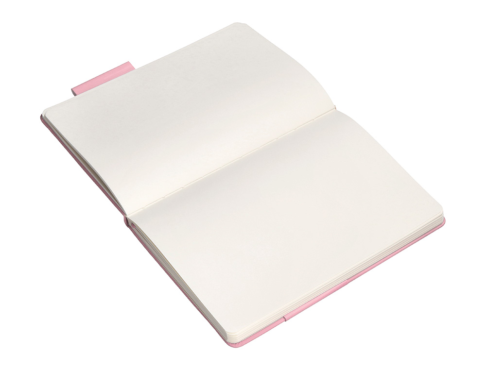 CADERNO COM ELASTICO ANTARTIK NOTES CAPA DURA A4 LISO ROSA PASTEL 100 FOLHAS 80 GR FSC