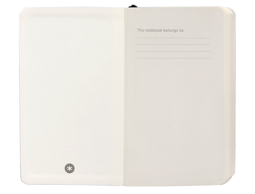 CADERNO COM ELASTICO ANTARTIK NOTES CAPA MOLE A6 QUADRICULADO PRETO 100 FOLHAS 80 GR FSC