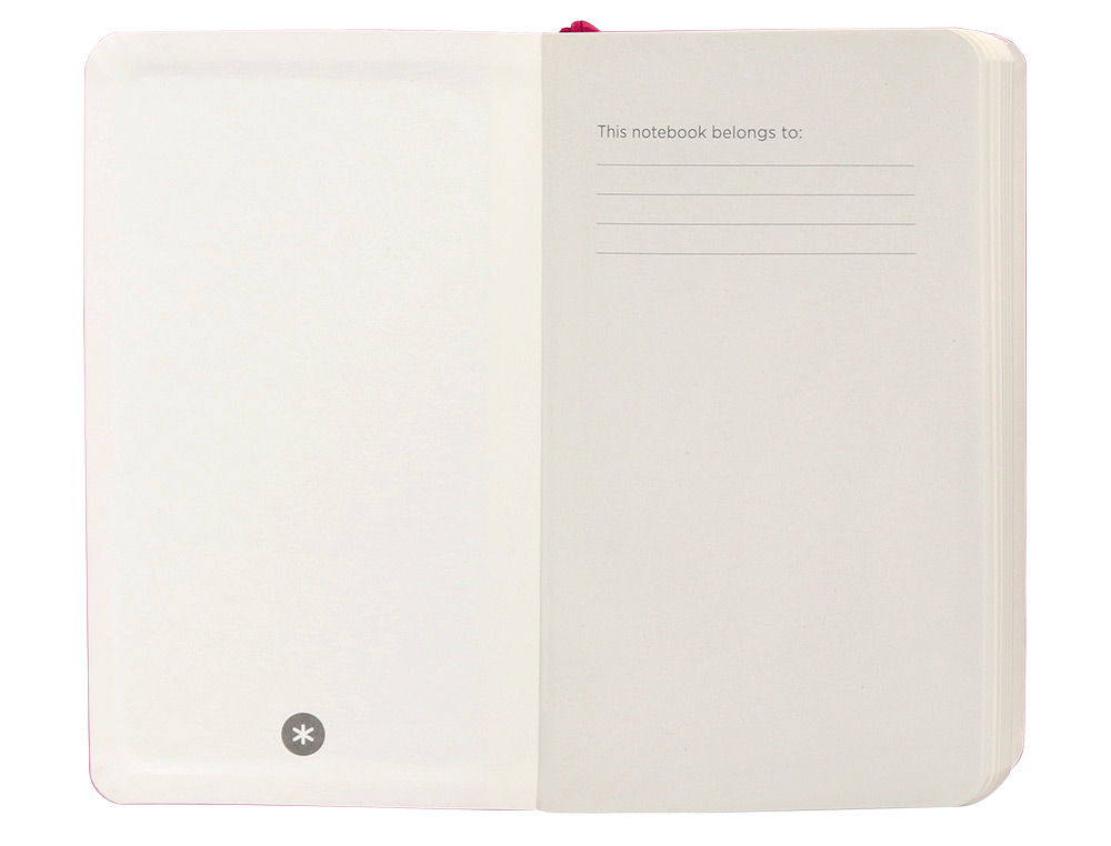 CADERNO COM ELASTICO ANTARTIK NOTES CAPA MOLE A6 QUADRICULADO FUCSIA 100 FOLHAS 80 GR FSC