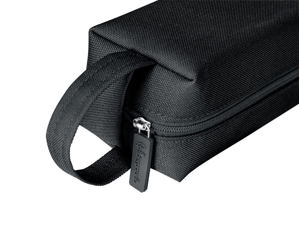 ESTOJO ESCOLAR LIDERPAPEL CLASSIC RETANGULAR COM ASA 210X70 MM PRETO
