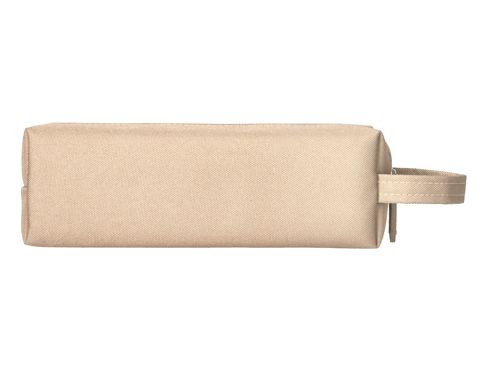 ESTOJO ESCOLAR LIDERPAPEL CLASSIC RETANGULAR COM ASA 210X70 MM CREME