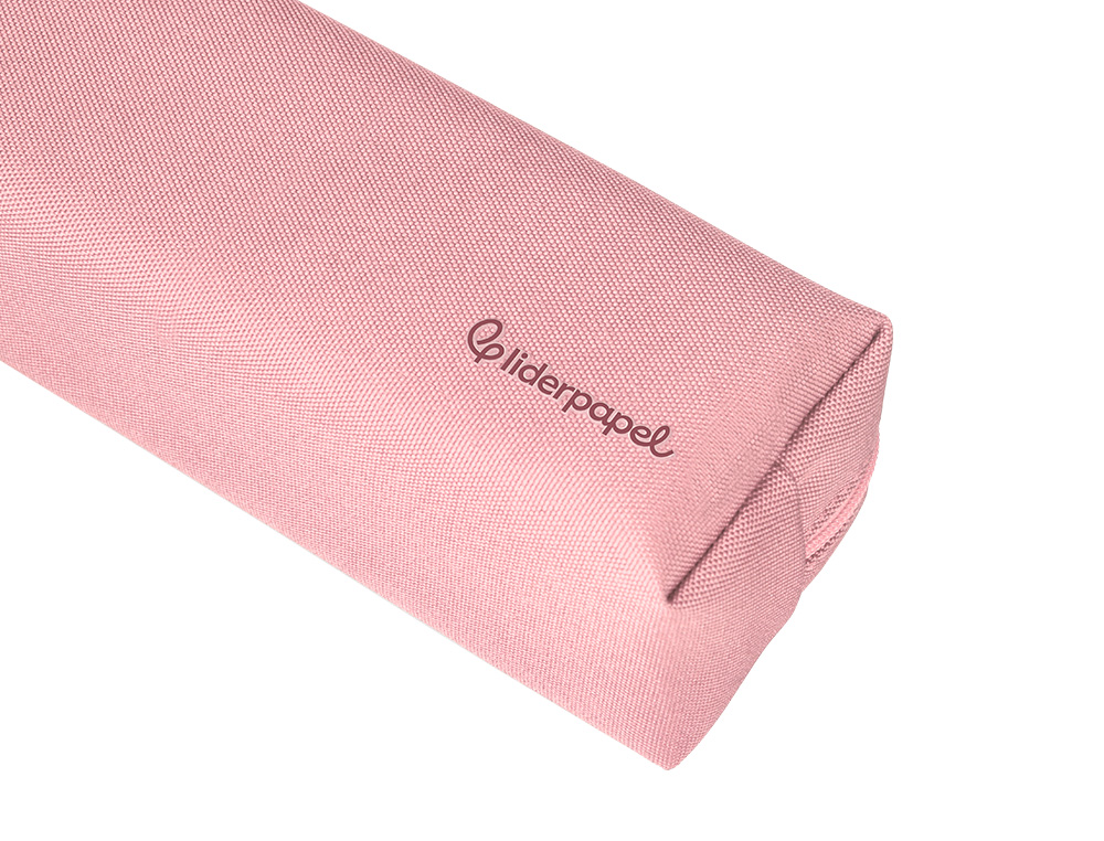 ESTOJO ESCOLAR LIDERPAPEL CLASSIC RETANGULAR COM ASA 210X70 MM ROSA