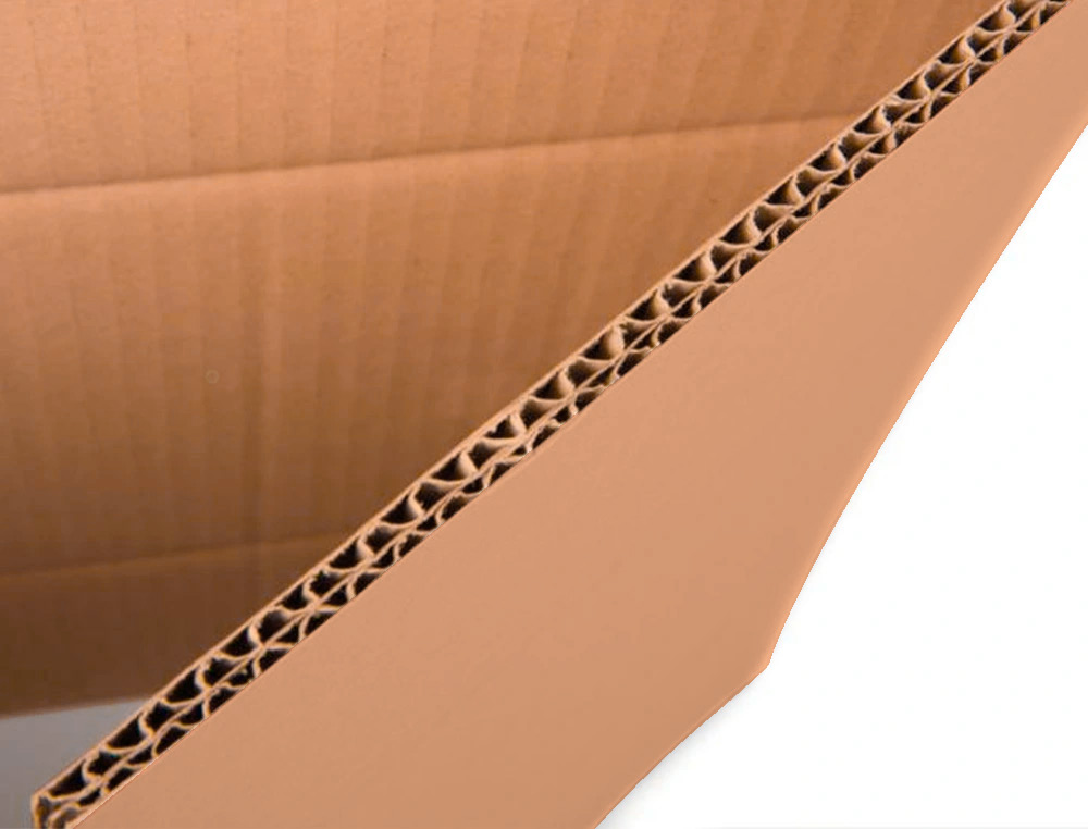 CAIXA PARA EMBALAR Q-CONNECT ULTRA RESISTENTE REGULAVEL EM ALTURA CARTAO CANAL DUPLO 7 MM COR KRAFT 350X325X280 MM