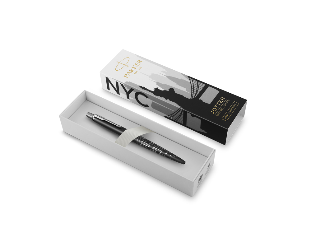 ESFEROGRAFICA PARKER JOTTER AROUND THE WORLD NOVA IORQUE PRETO