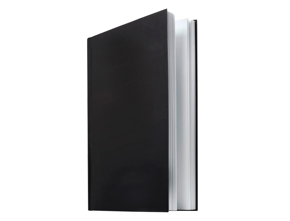 DIARIO GRAFICO ENCADERNADO LIDERPAPEL DIN A3 420X297 MM 100 FOLHAS 100 GR COR PRETA