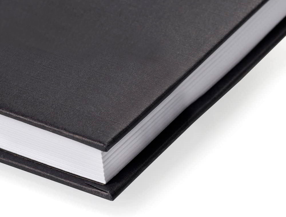DIARIO GRAFICO ENCADERNADO LIDERPAPEL DIN A3 420X297 MM 100 FOLHAS 100 GR COR PRETA