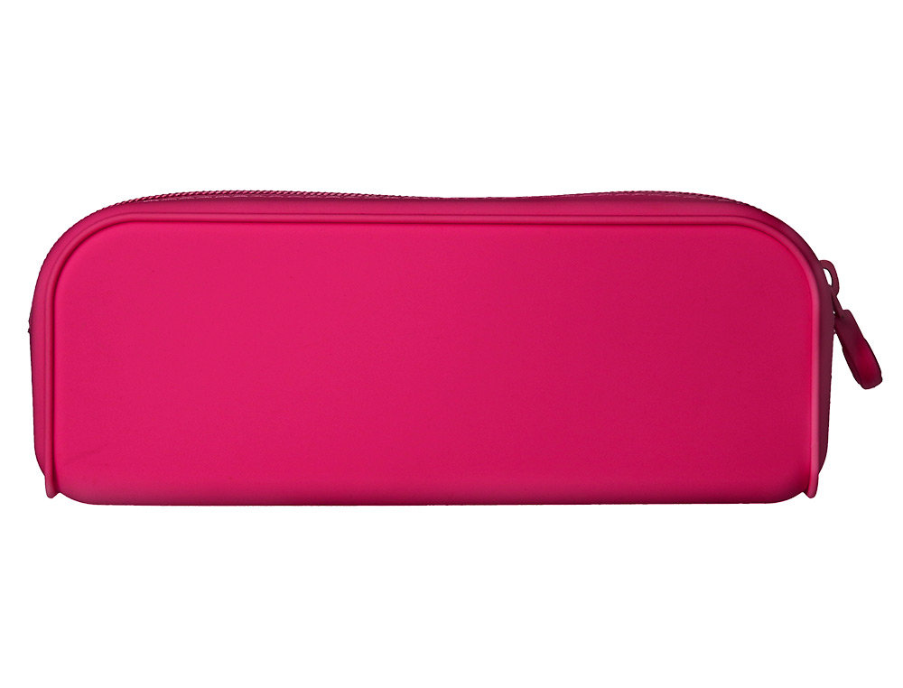 ESTOJO ESCOLAR ANTARTIK PRISMA SILICONE SOFT RETANGULAR 185X50X75 MM EXPOSITOR DE 8 UNIDADES CORES INTENSAS