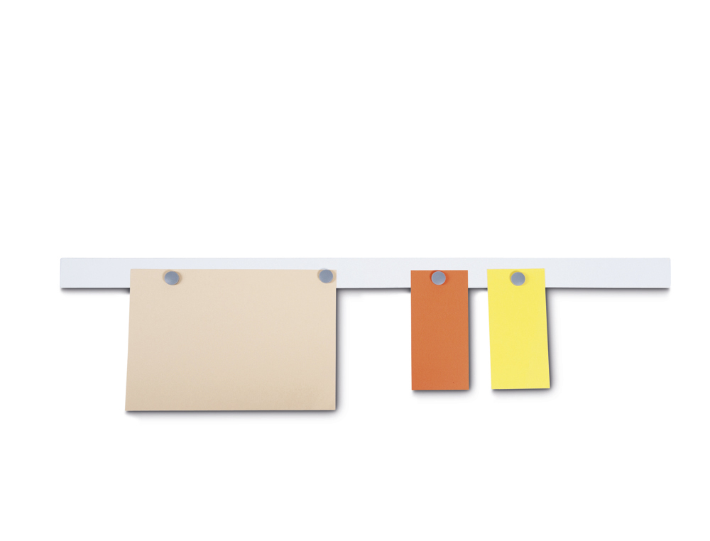 BARRA MAGNETICA MAUL STANDARD COMPRIMENTO 100 CM COR BRANCO COM QUATRO IMANES INCLUIDOS