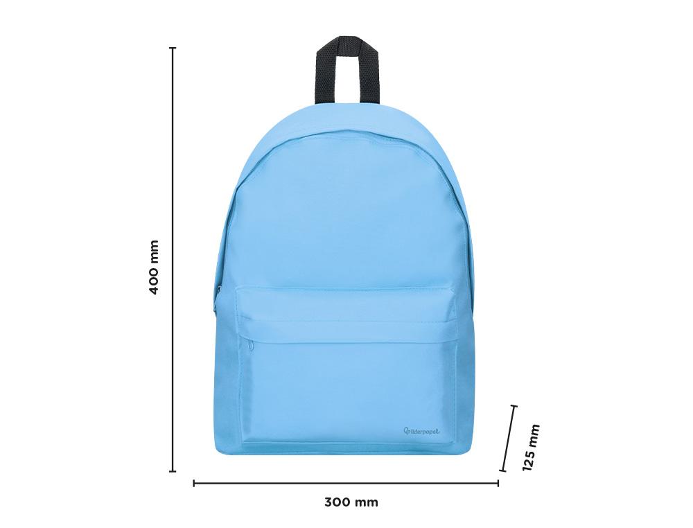 MOCHILA ESCOLAR LIDERPAPEL COR AZUL 400X125X300 MM