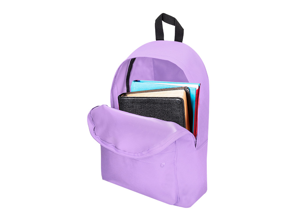 MOCHILA ESCOLAR LIDERPAPEL COR ROXO 400X125X300 MM
