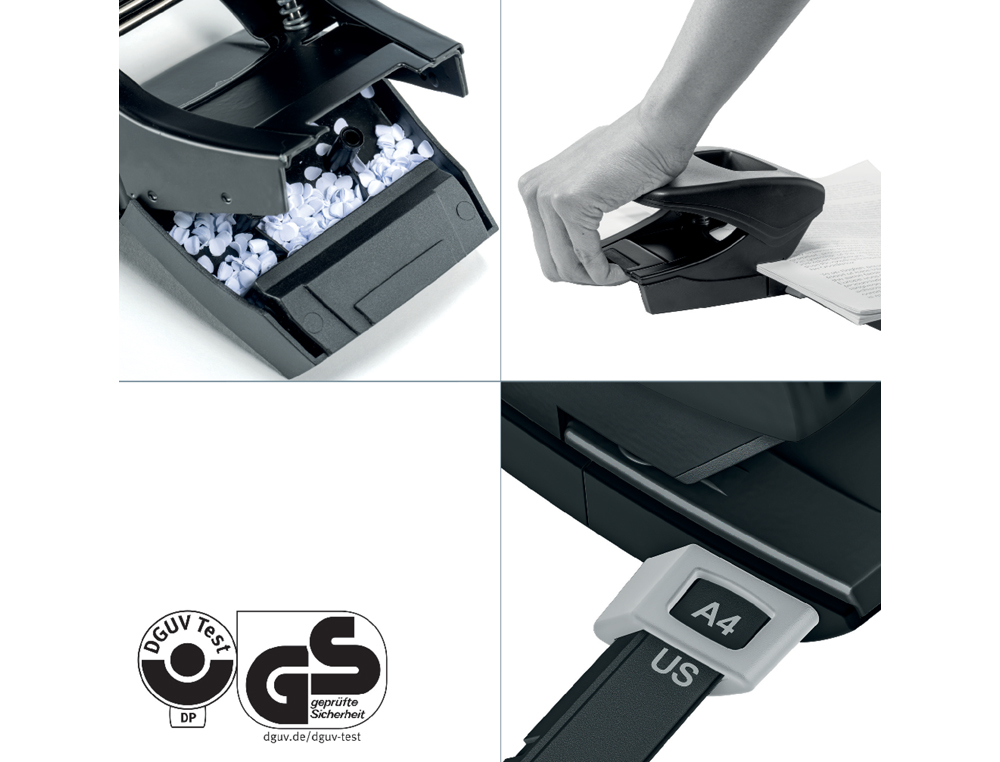FURADOR PETRUS 85 RECYCLE PRETO CAPACIDADE 25 FOLHAS