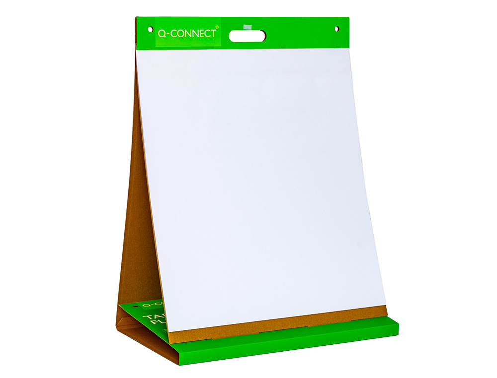 BLOCO DE CONGRESSO Q-CONNECT LISO AUTOADESIVO DE SECRETARIA 508X584 MM 20 FOLHAS PAPEL BRANCO DE 75 GR FSC