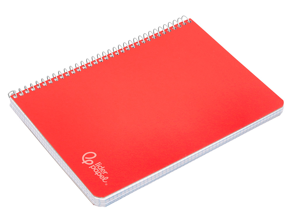 CADERNO ESPIRAL LIDERPAPEL DIN A5 WITTY CAPA DURA 80 F 90 GR QUADRICULA 5MM COM MARGEM CORES SORTIDAS