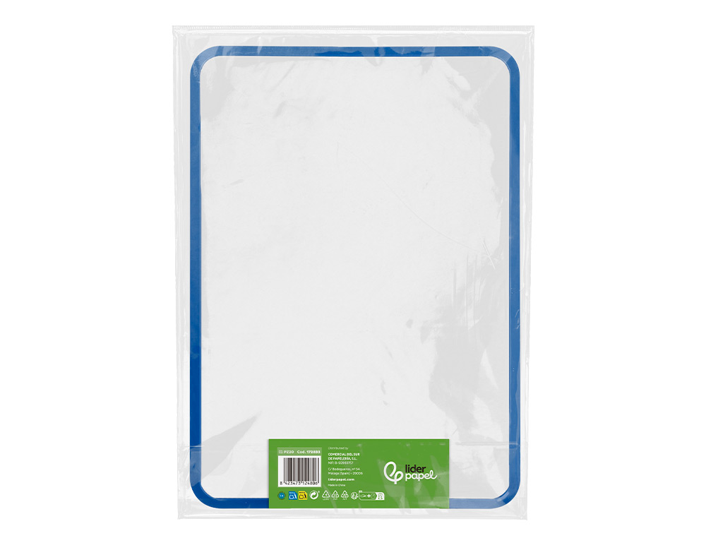 QUADRO BRANCO LIDERPAPEL 21X30 CM MAGNETICO DUPLA FACE LISO COM MARCADOR IMAN E APAGADOR