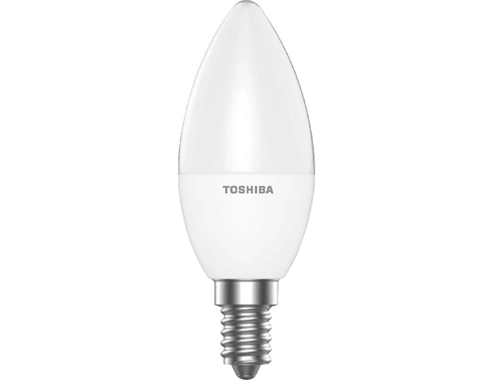 LAMPADA LED TOSHIBA ESSENTIAL C37 E14 4.7W LUZ NEUTRA 4000K