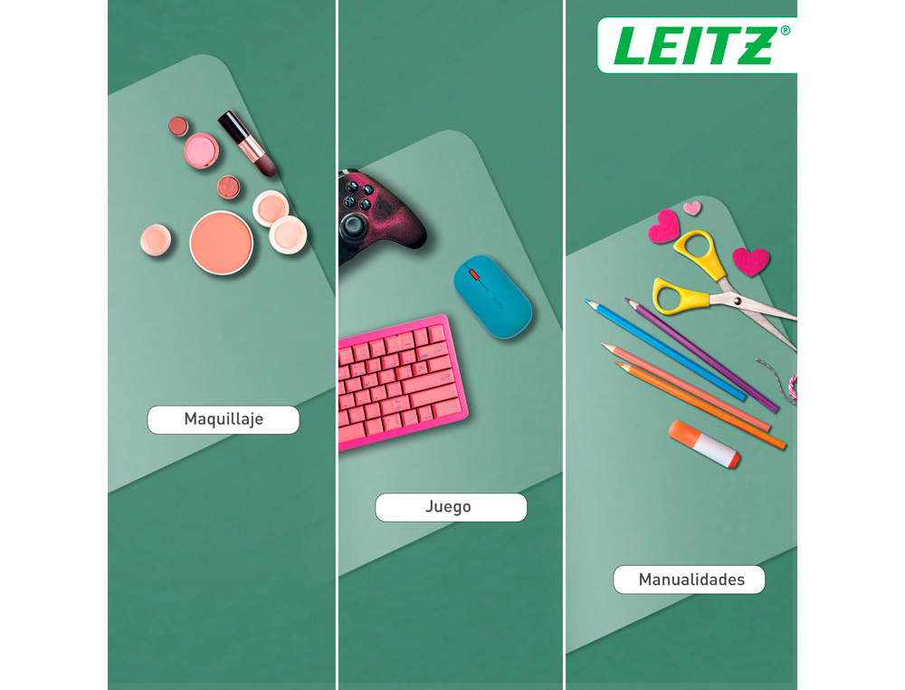 TAPETE DE SECRETARIA LEITZ 70X36 CM TRANSPARENTE