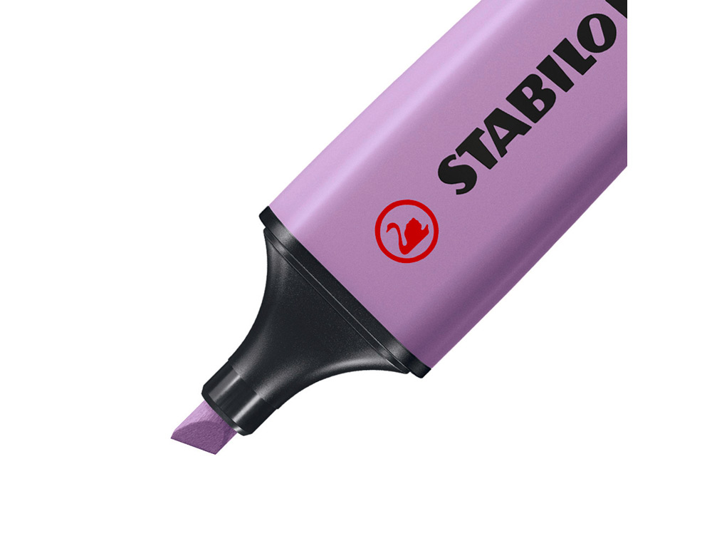 MARCADOR STABILO BOSS FLUORESCENTE NATURE COLORS EDICAO WILDFLOWER COR LILÁS CINZENTO