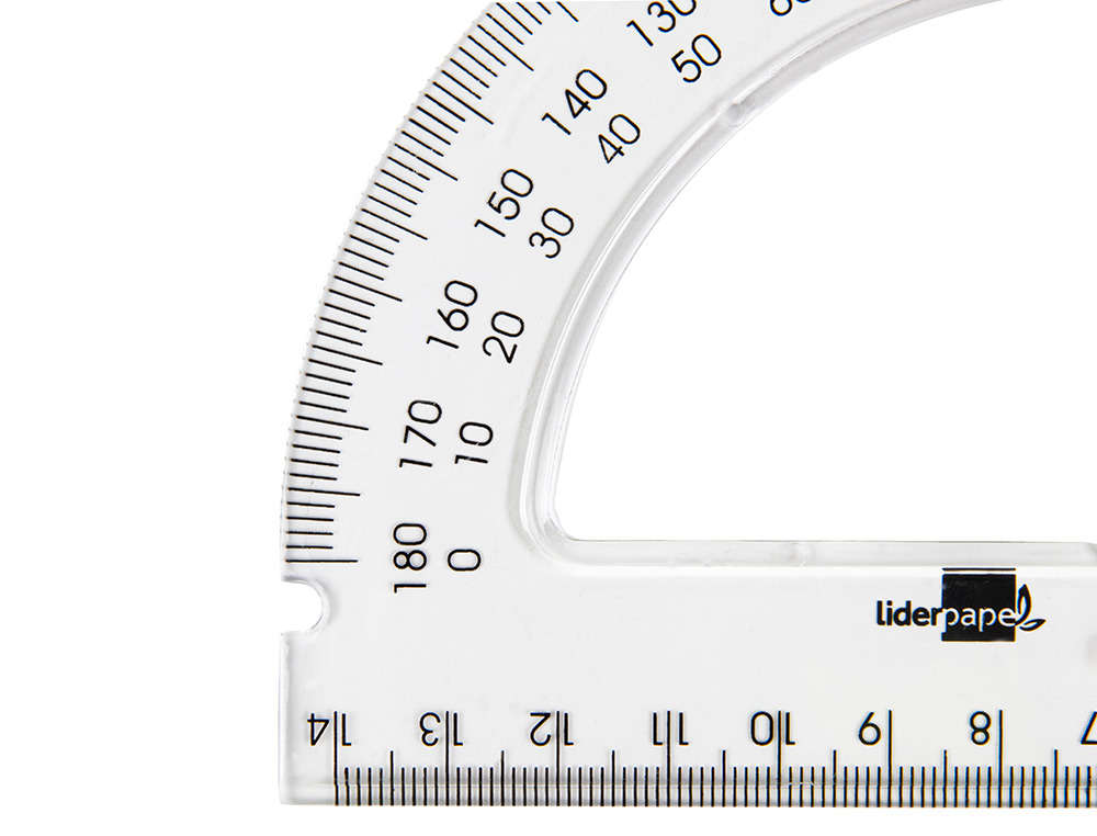 TRANSFERIDOR PLASTICO BASE LIDERPAPEL 13 CM