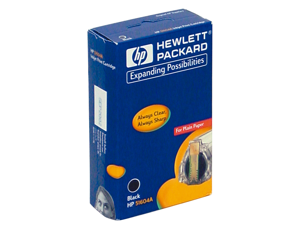 TINTEIRO HP QUIETJET/PLUS THTINTEIRO/PLUS PRETO PLAIN TINTEIRO