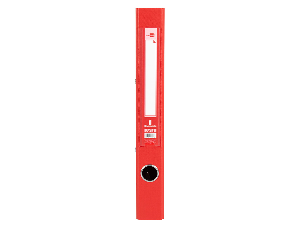 MODULO DE 4 PASTAS DE ARQUIVO LIDERPAPEL 2 ANEIS FOLIO LOMBADA 35 MM VERMELHO