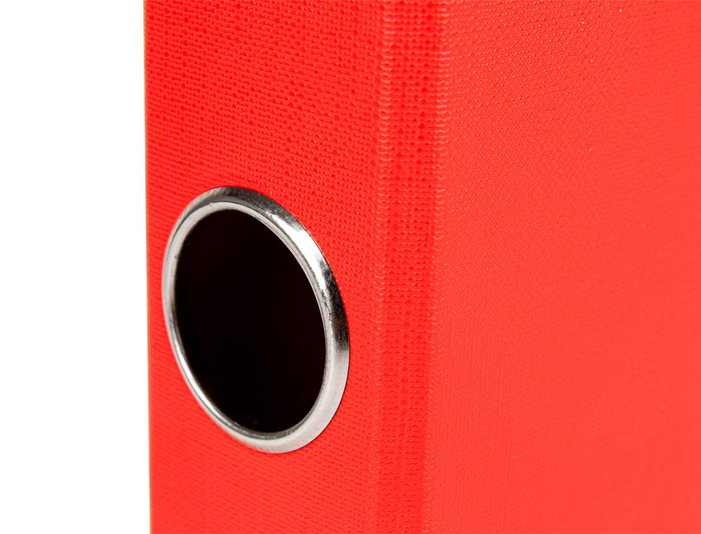 MODULO DE 4 PASTAS DE ARQUIVO LIDERPAPEL 2 ANEIS FOLIO LOMBADA 35 MM VERMELHO