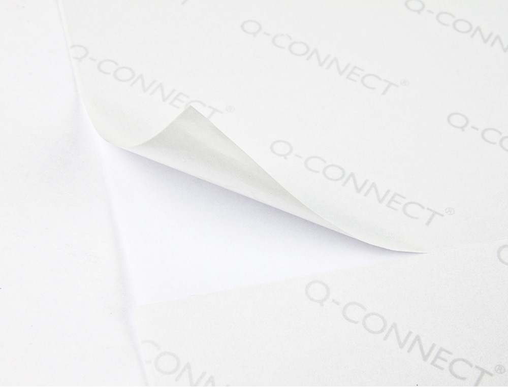ETIQUETAS ADESIVAS Q-CONNECT DIN A4 99,1 X 33,9 MM
