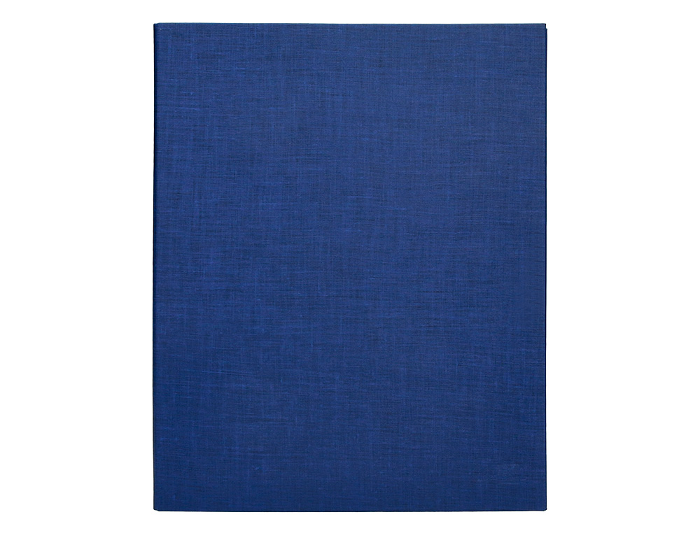 CAPA LIDERPAPEL PAPER COAT 4 ANEIS 25 MM FORRO PVC FOLIO AZUL