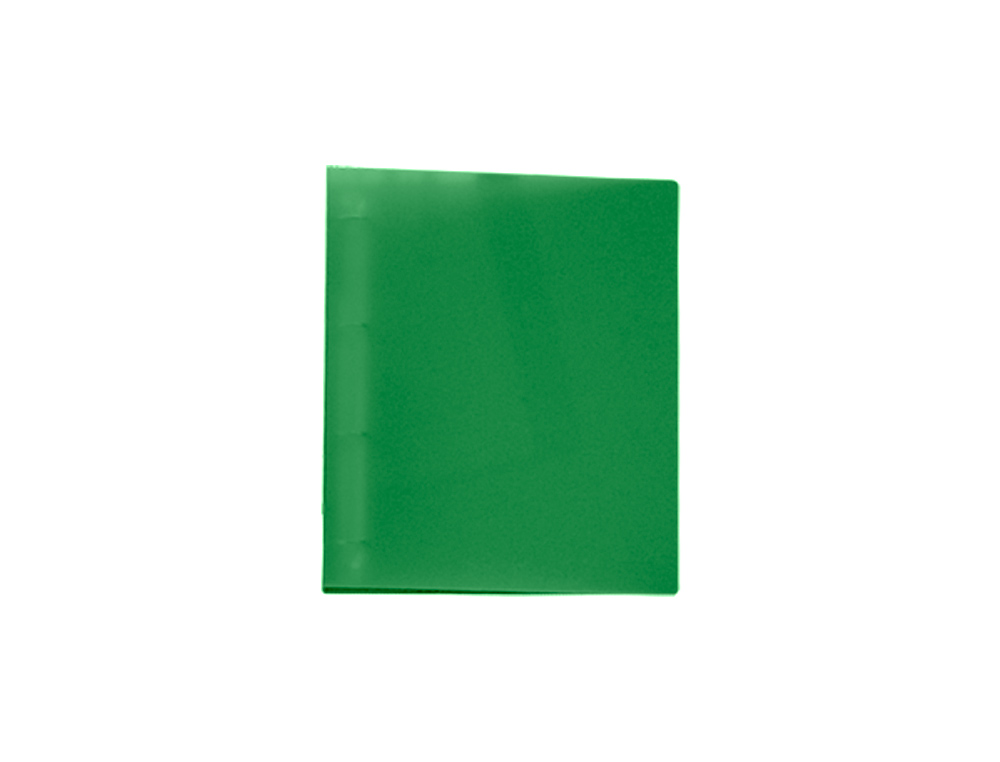 PASTA LIDERPAPEL POLIPROPILENO DIN A4 4 ANEIS 25 MM MISTOS VERDE TRANSLUCIDO