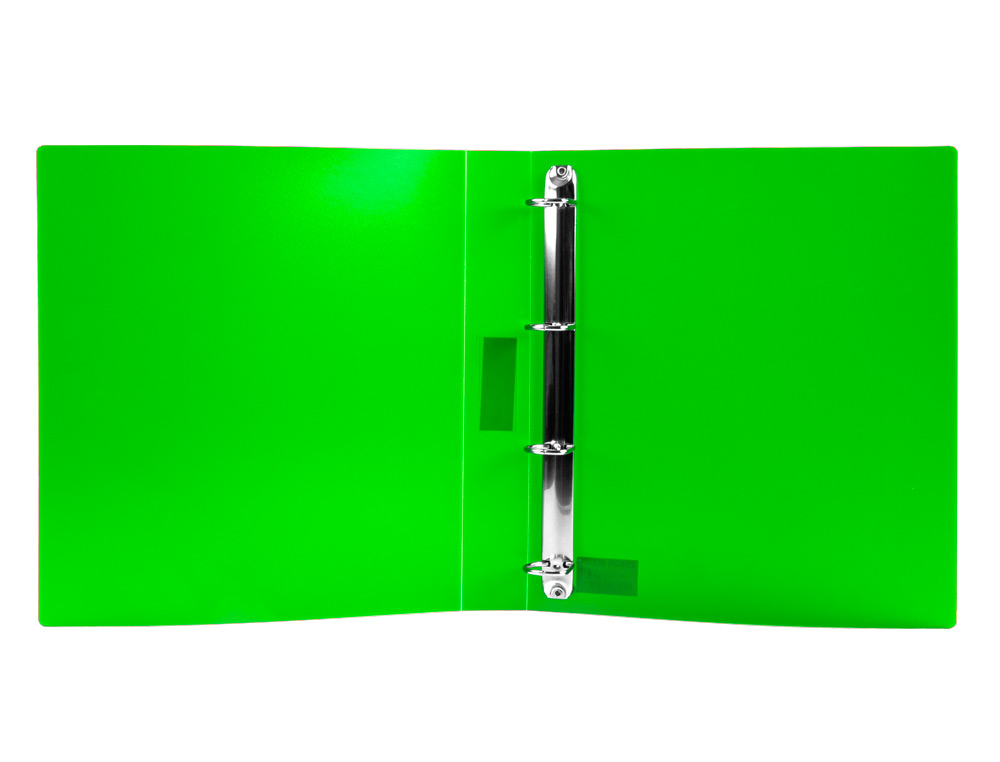 PASTA LIDERPAPEL POLIPROPILENO DIN A4 4 ANEIS 25 MM MISTOS VERDE TRANSLUCIDO