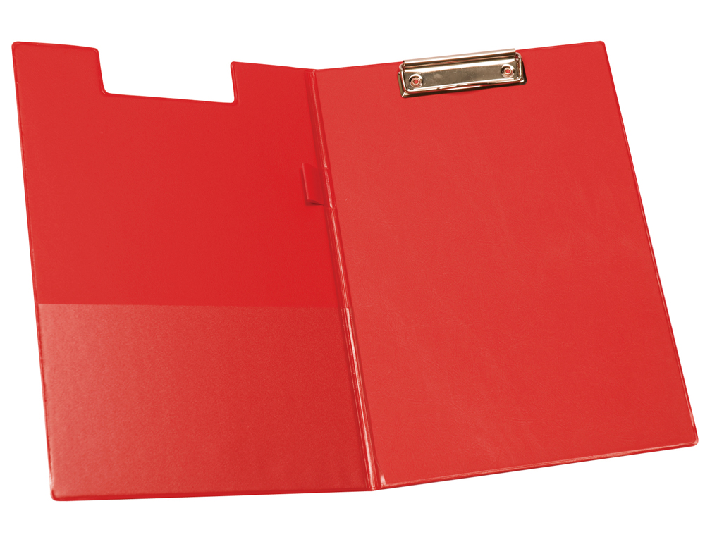 PORTA NOTAS Q-CONNECT COM MOLA MINICLIP DIN A4 VERMELHO