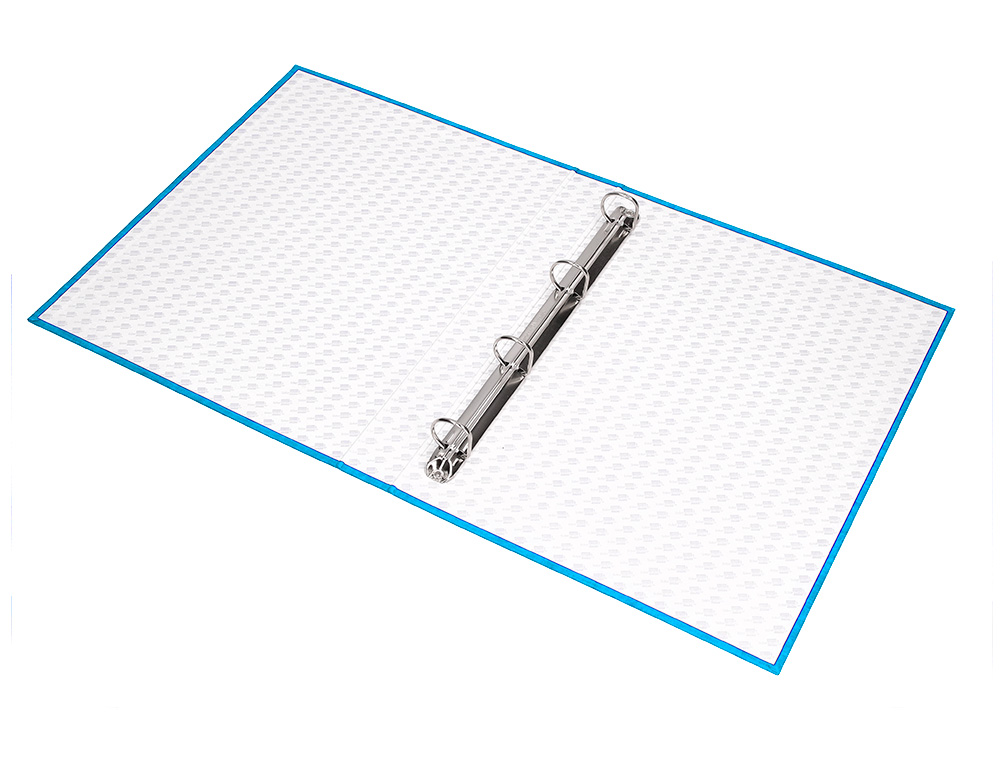 CAPA LIDERPAPEL PAPER COAT 4 ANEIS 25 MM FROSTY AZUL