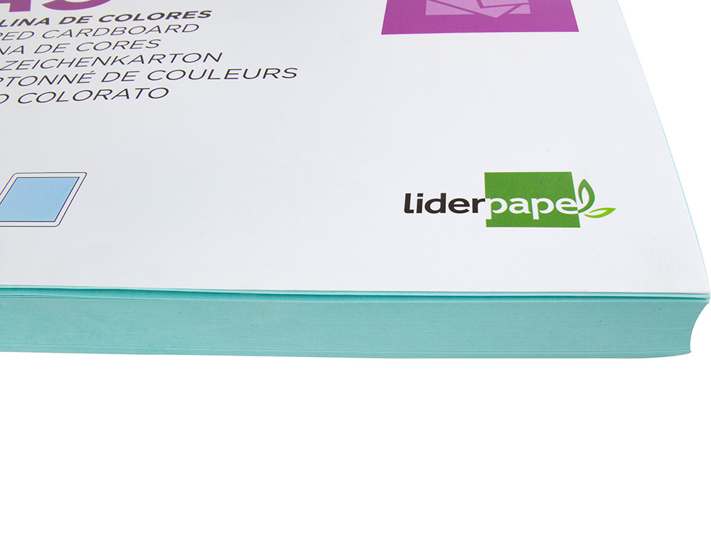 CARTOLINA LIDERPAPEL DIN A3 180 GR CELESTE PACK DE 100 UNIDADES
