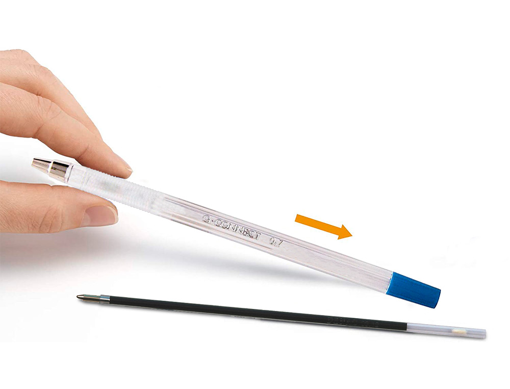 RECARGA DE ESFEROGRAFICA EXTENSIVEL Q-CONNECT KF00233 AZUL