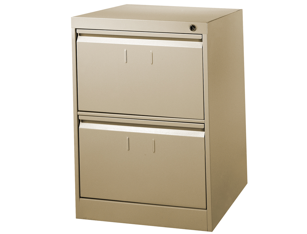 FICHEIRO METALICO PARA CAPAS DE SUSPENSAO COM 2 GAVETAS 710 X 475 X 650 MM NA COR BEGE