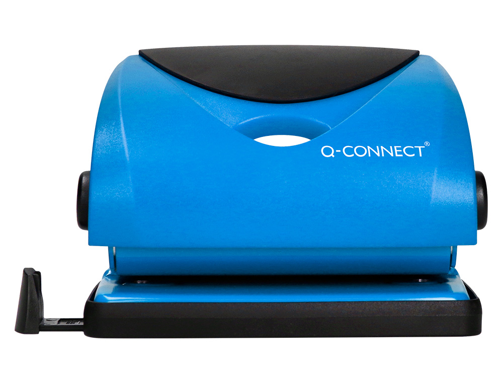 FURADOR Q-CONNECT CAPACIDADE 20 FOLHAS AZUL