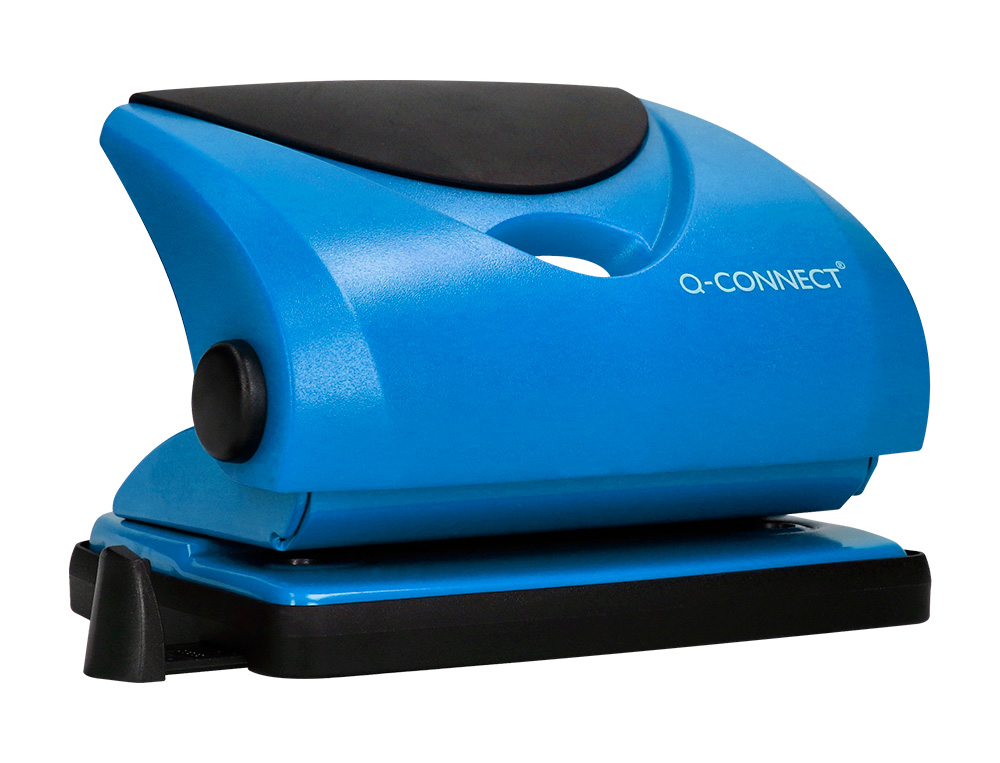 FURADOR Q-CONNECT CAPACIDADE 20 FOLHAS AZUL