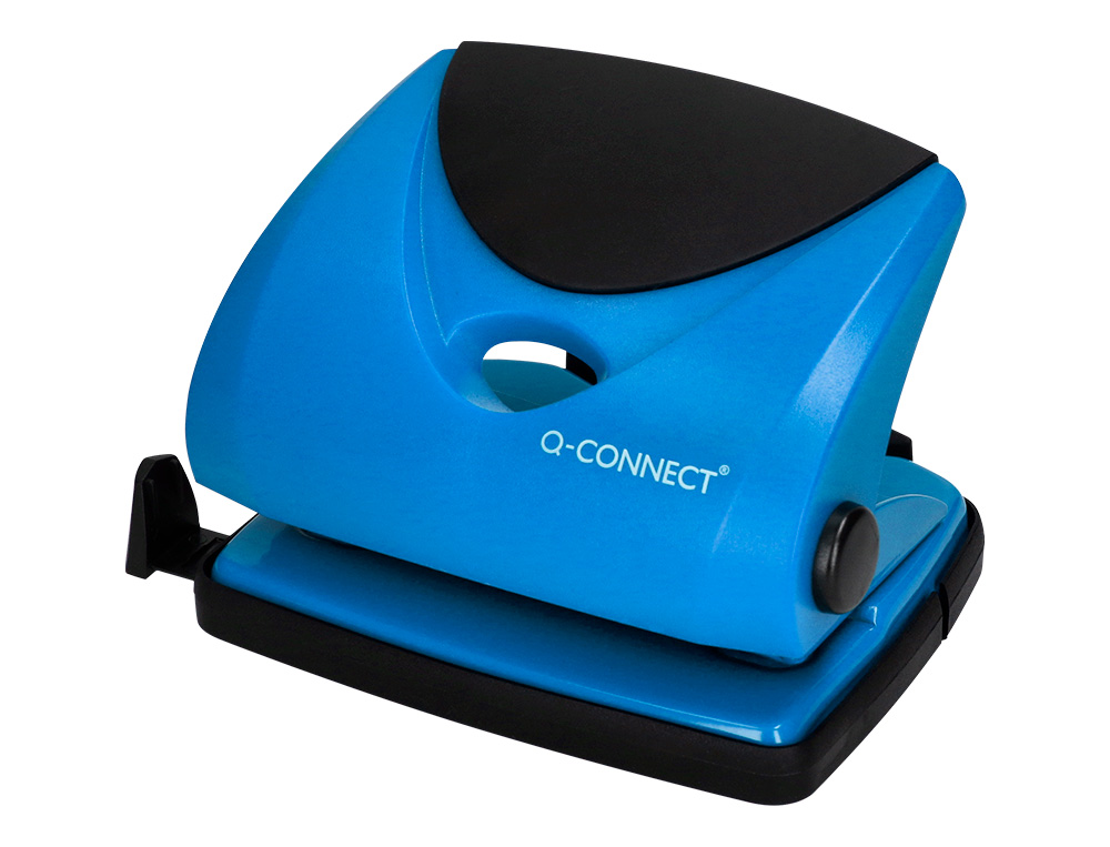 FURADOR Q-CONNECT CAPACIDADE 20 FOLHAS AZUL