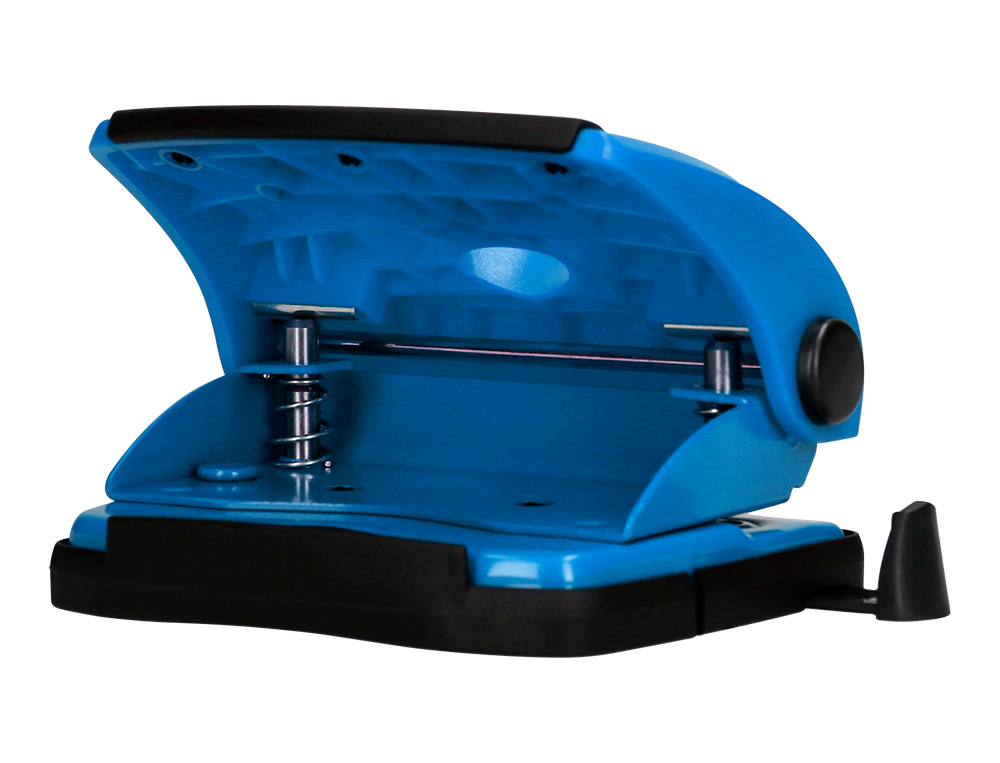 FURADOR Q-CONNECT CAPACIDADE 20 FOLHAS AZUL