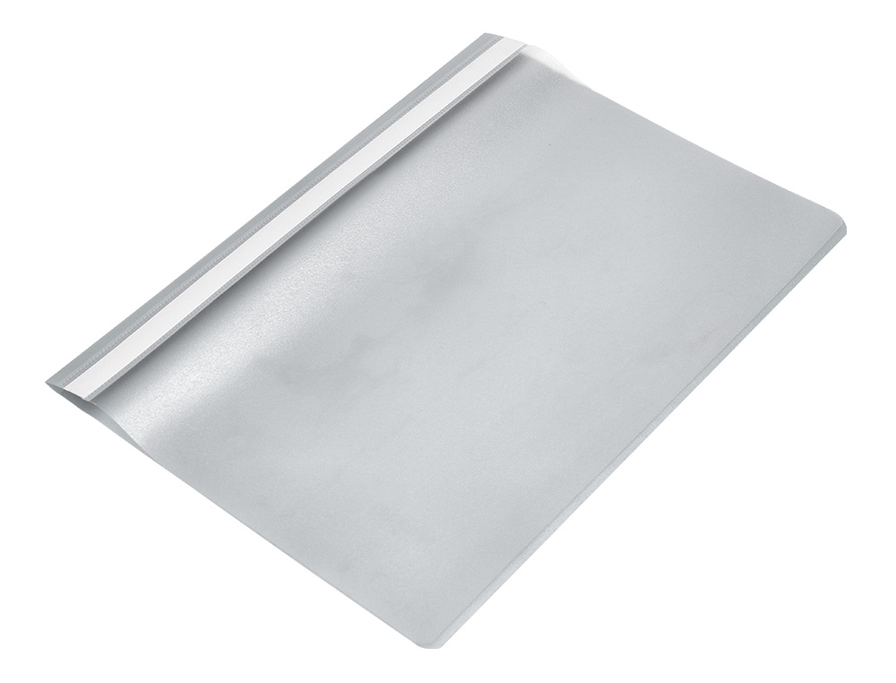 BOLSA DOSSIER Q-CONNECT FASTENER EM PLASTICO DIN A4 CINZA