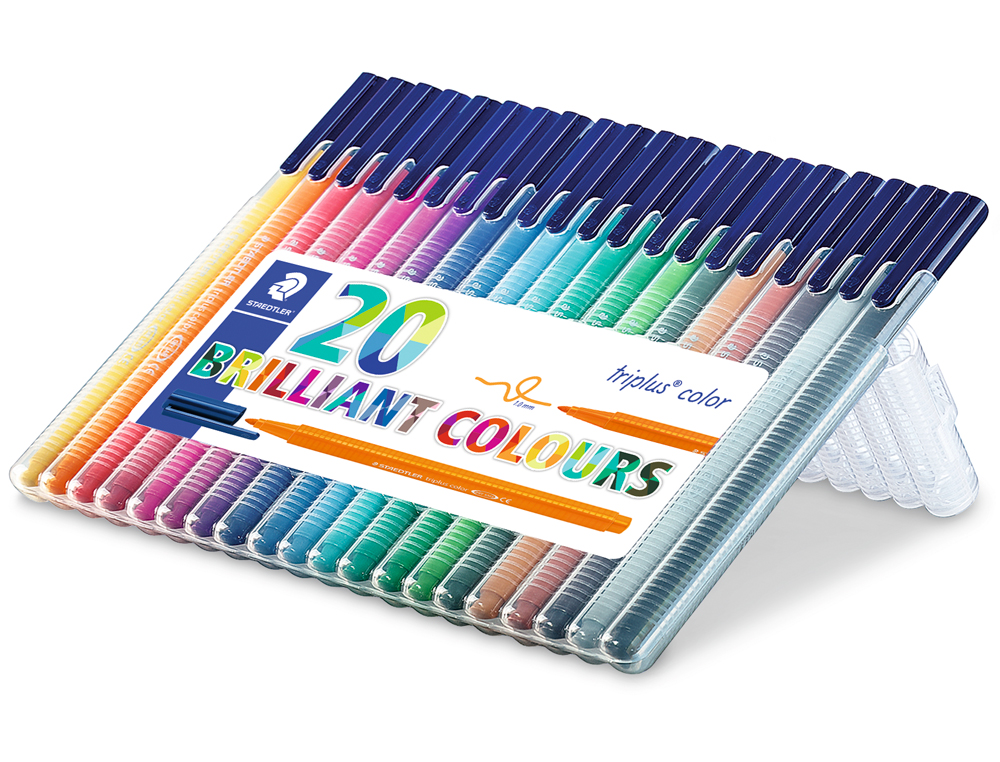 MARCADOR STAEDTLER TRIPLUS 20 UNIDADES