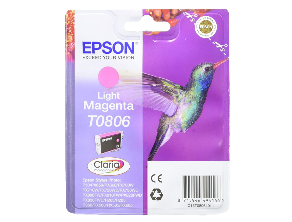 TINTEIRO EPSON T080640 MAGENTA CLARO