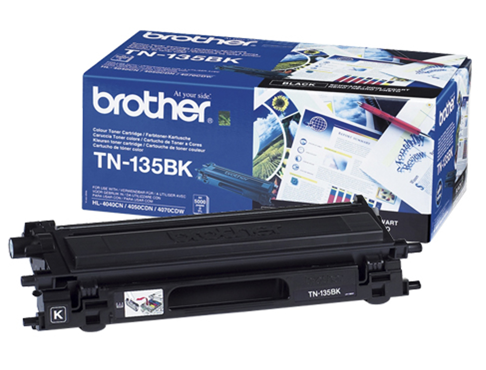 TONER BROTHER TN-135BK PRETO DE ALTA CAPACIDADE