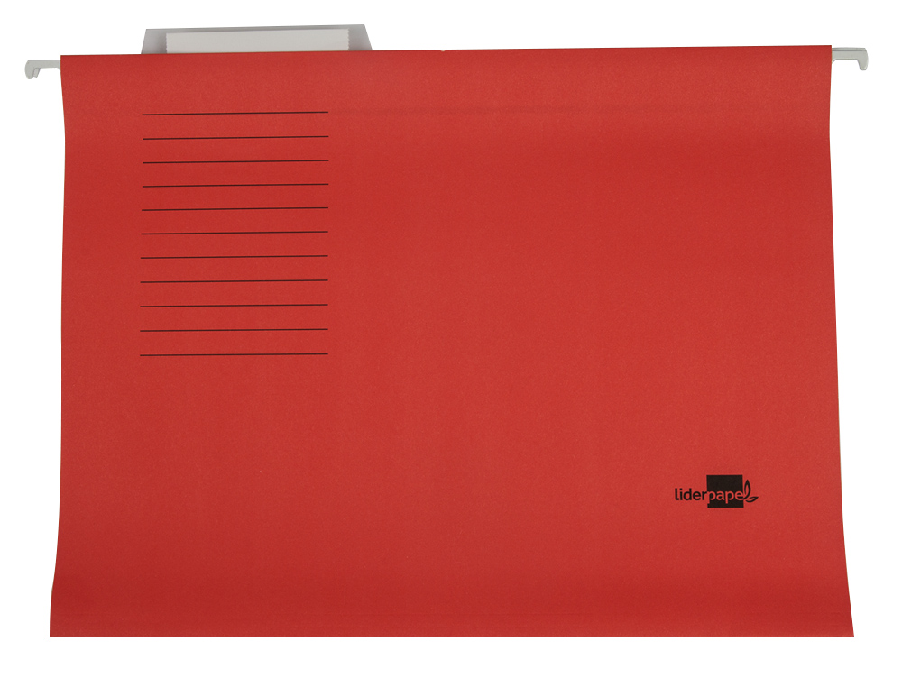 CAPAS DE SUSPENSAO LIDERPAPEL FOLIO KRAFT VERMELHO
