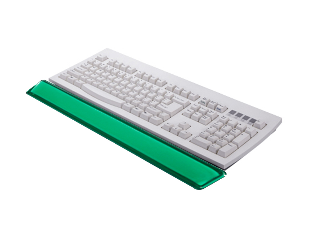 APOIO DE PULSOS Q-CONNECT EM GEL NA COR VERDE