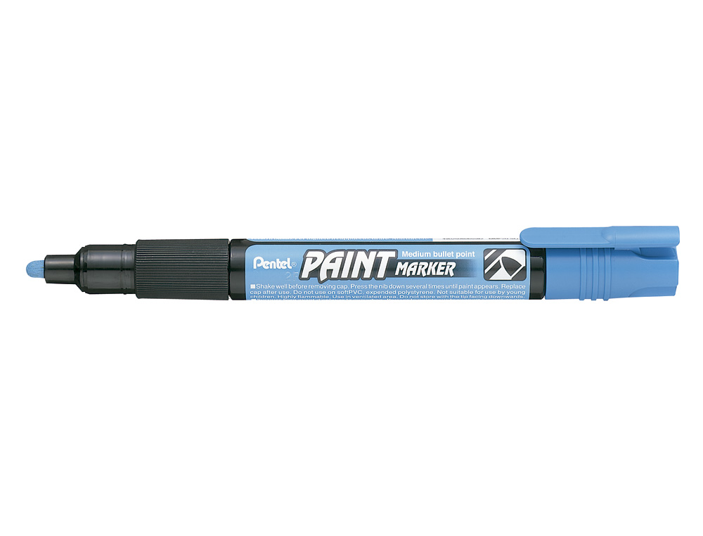 MARCADOR PENTEL MMP20 PAINT VIDRO E PLASTICO AZUL CEU