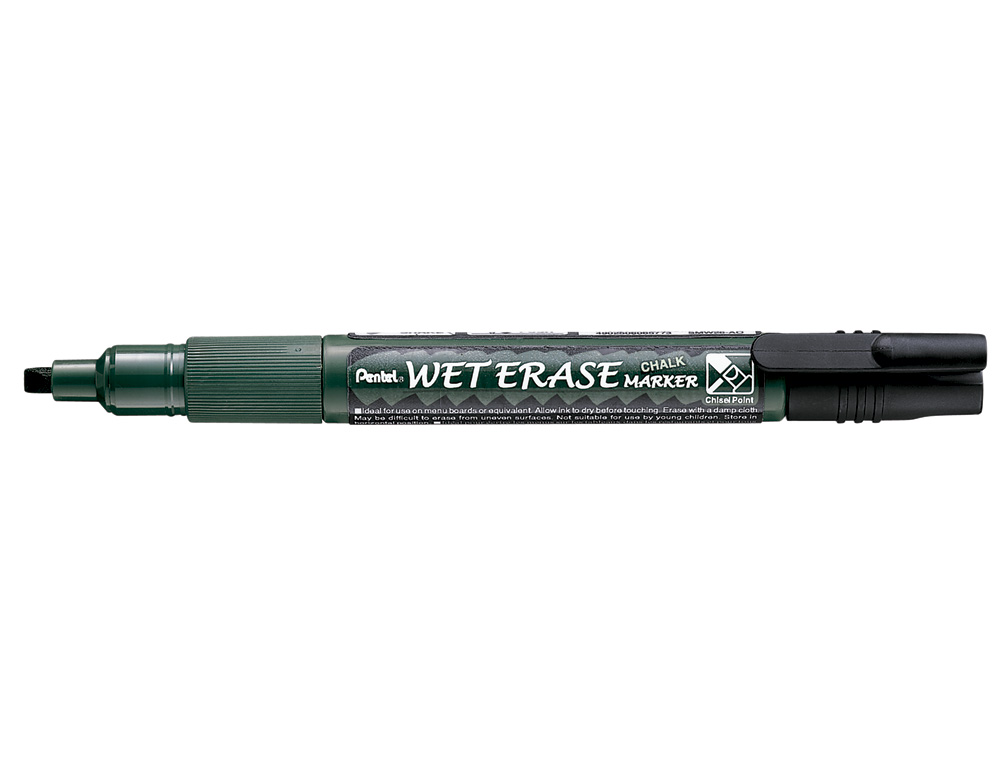 MARCADOR PENTEL GIZ SMW26 WET ERASE PRETO